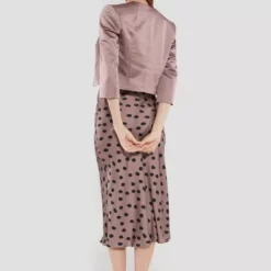 SWING Satin Stretch Bolero -Jurken Verkoopwinkel Satinstretchbolero Mauve 2