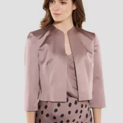 SWING Satin Stretch Bolero -Jurken Verkoopwinkel Satinstretchbolero Mauve 5