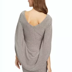 Vera Mont Sella Dress 4367/4210 -Jurken Verkoopwinkel Selladress4367 4210 Taupe Silver 3
