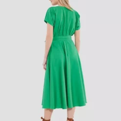 SWING Selyia Dress -Jurken Verkoopwinkel Selyiadress TropicalGreen 3