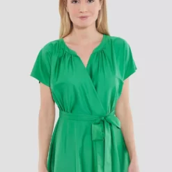 SWING Selyia Dress -Jurken Verkoopwinkel Selyiadress TropicalGreen 5