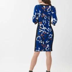 Joseph Ribkoff Serana Dress -Jurken Verkoopwinkel Seranadress RoyalSapphire 3 scaled