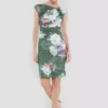 SWING Sheila Dress -Jurken Verkoopwinkel Sheiladress Mossgreen 1