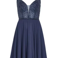 SWING Shine Bright Dress -Jurken Verkoopwinkel Shinebrightdress Navy 2