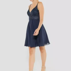 SWING Shine Bright Dress -Jurken Verkoopwinkel Shinebrightdress Navy 4