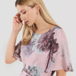 SWING Sienna Midi Dress -Jurken Verkoopwinkel Siennamididress Blushrose 5