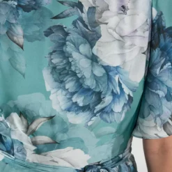 SWING Sienna Midi Dress -Jurken Verkoopwinkel Siennamididress Turqouiseblue 6