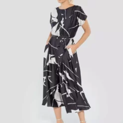 SWING Silvia Dress -Jurken Verkoopwinkel Silviadress Black 4