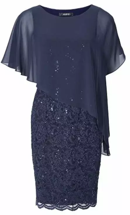 SWING Sparkling Elegant Dress Curvy 4 SWING Sparkling Elegant Dress Curvy - Afbeelding 2