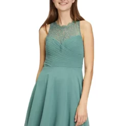 Vera Mont Steffania Dress 0241-4825 -Jurken Verkoopwinkel Steffaniadress0241 4825 Darkforest 5