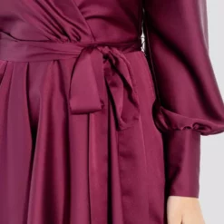 SWING Steffia Dress -Jurken Verkoopwinkel Steffiadress Brilliantwine 4