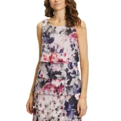 Vera Mont Tanya Dress 0217-4816 -Jurken Verkoopwinkel Tanyadress0217 4816 Rose DarkBlue 5