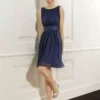 SWING Uni Cocktail Dress -Jurken Verkoopwinkel Unicocktaildress Navy 1