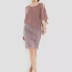 SWING Vespri Dress 5AE07700 -Jurken Verkoopwinkel Vespridress5AE07700 Mauve 4