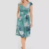 SWING Yvonne Dress -Jurken Verkoopwinkel Yvonnedress Turqouiseblue 1