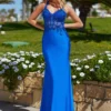 Christian Koehlert Zariah Dress 0823 Palace Blue -Jurken Verkoopwinkel Zariahdress0823Palaceblue 1