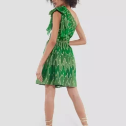 SWING Ziara Dress -Jurken Verkoopwinkel Ziaradress GloriousGreen 3