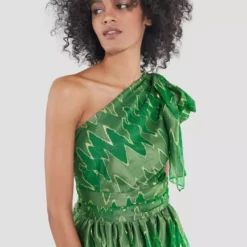 SWING Ziara Dress -Jurken Verkoopwinkel Ziaradress GloriousGreen 4