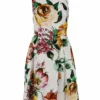 SWING Florals Jurk -Jurken Verkoopwinkel floralsjurk offwhite 1