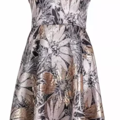 SWING Jaquard A-lijn Jurk